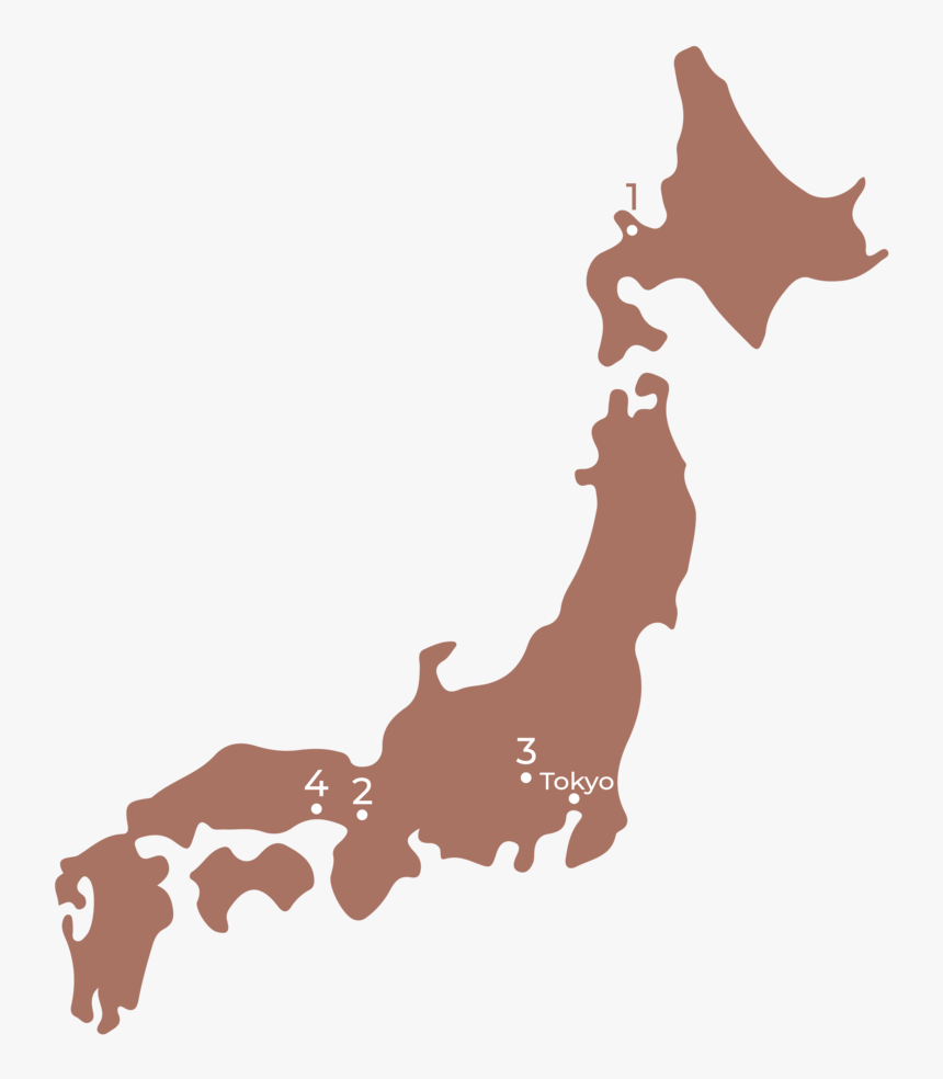 Sin Título-7 Mesa De Trabajo 1 - Japan Map, HD Png Download