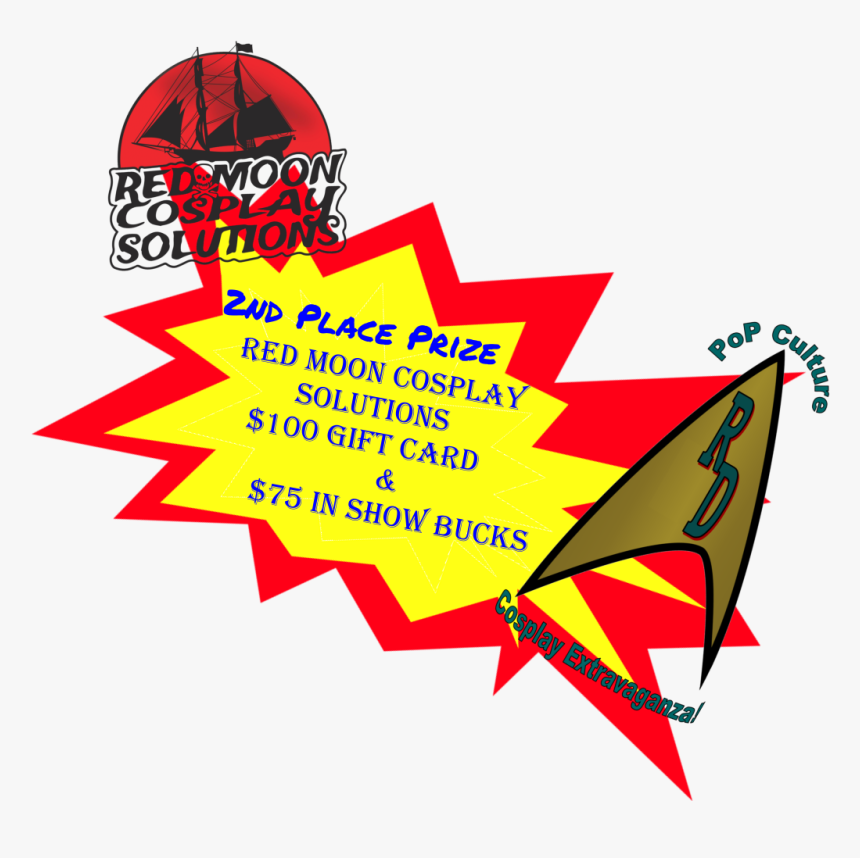 2nd Place Prize Red Moon Cosplay Solutions, HD Png Download