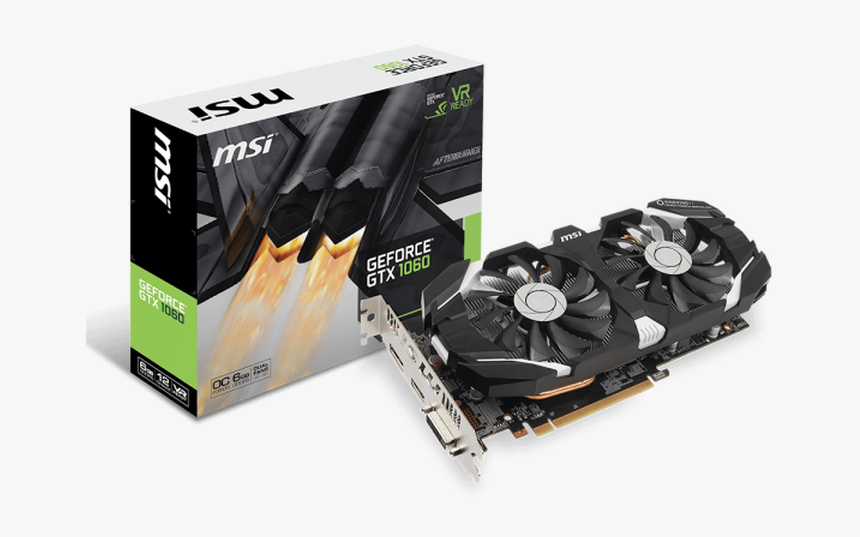 Msi Gtx 1060 6gt Oc, HD Png Download