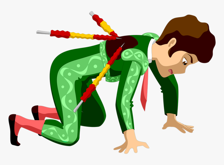 Cartoon Bullfight, HD Png Download