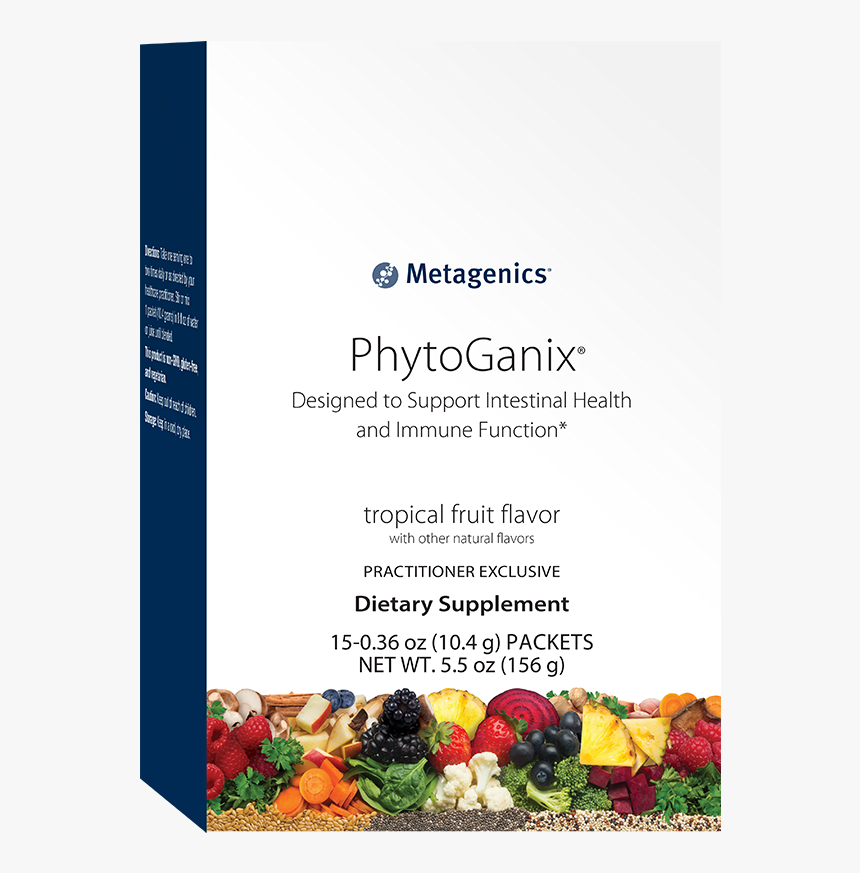Metagenics Phytoganix Tropical Fruit 10.58 Oz, HD Png Download