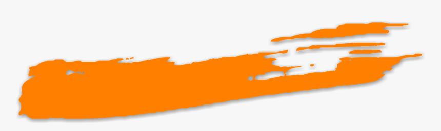 Orange Brush Effect Png, Transparent Png