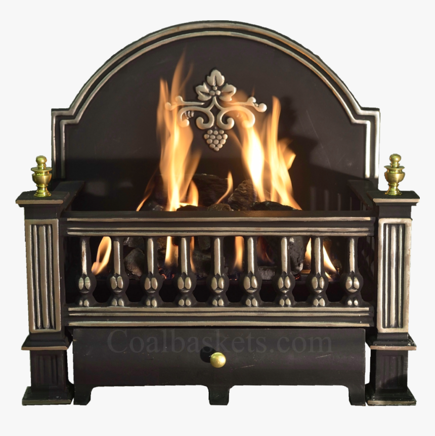Coal Basket Fireplace, HD Png Download
