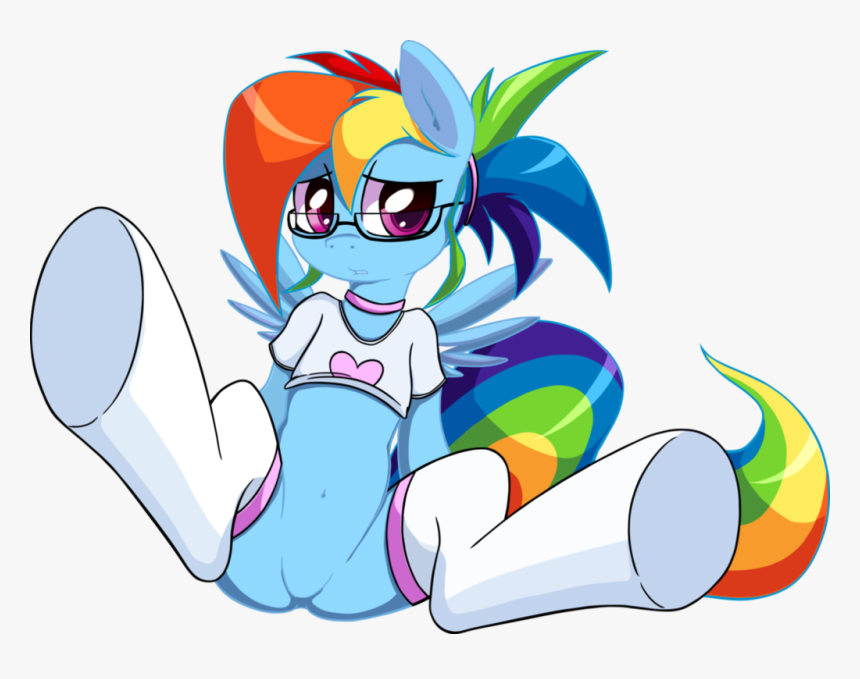 Rainbow Dash School Girl, HD Png Download