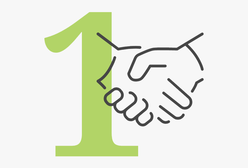 Animation Of Two Hands Shaking Icon - Hand, HD Png Download
