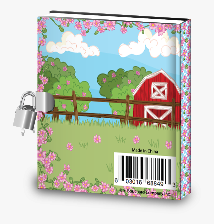 Lovely Pink Horse Kids Diary With Lock - Wallet, HD Png Download