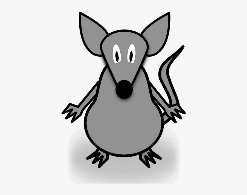 Vector Image Of Scared Cartoon Mouse - Specialized Cutaneous Schwann Cells Initiate Pain Sensation, HD Png Download