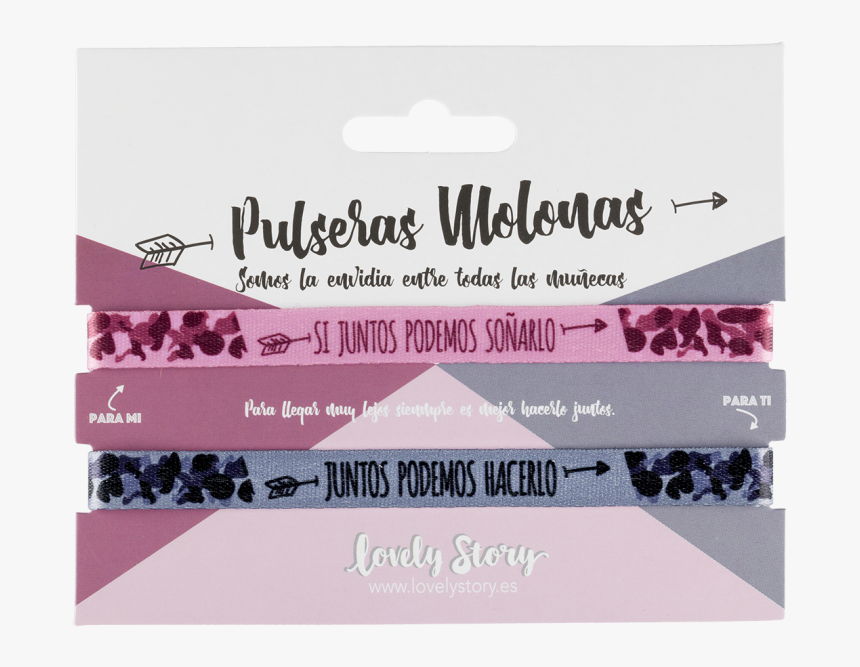 Pulseras De Tela Frases, HD Png Download