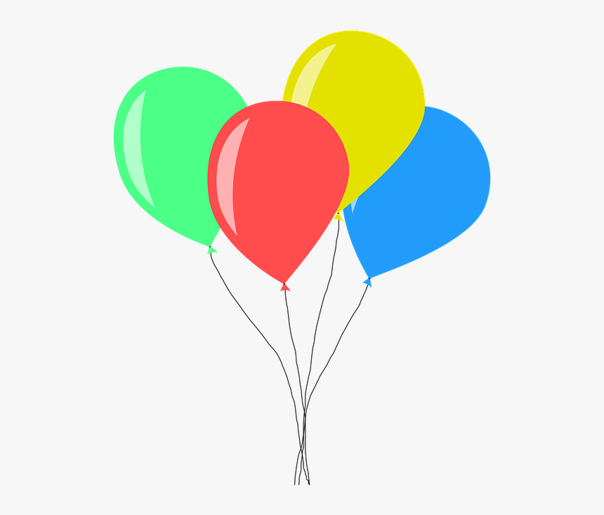 Globos Colores Png, Transparent Png