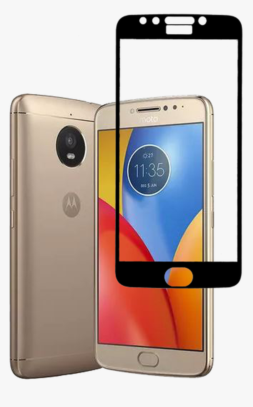 Motorola E4 Plus 3d Full Covered Tempered Glass Black, HD Png Download