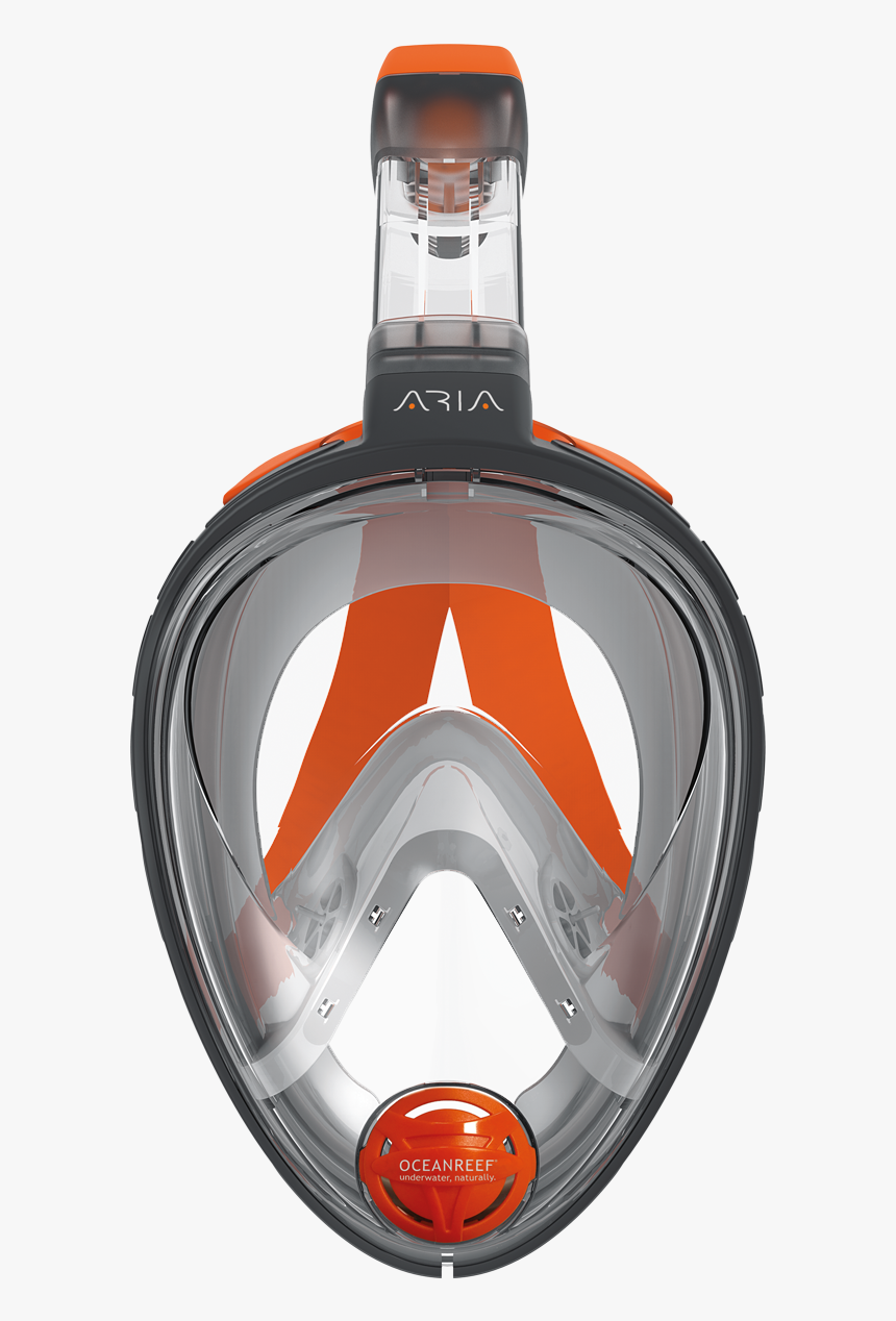 Aria Full Face Snorkeling Mask - Head Full Face Snorkeling Mask, HD Png Download