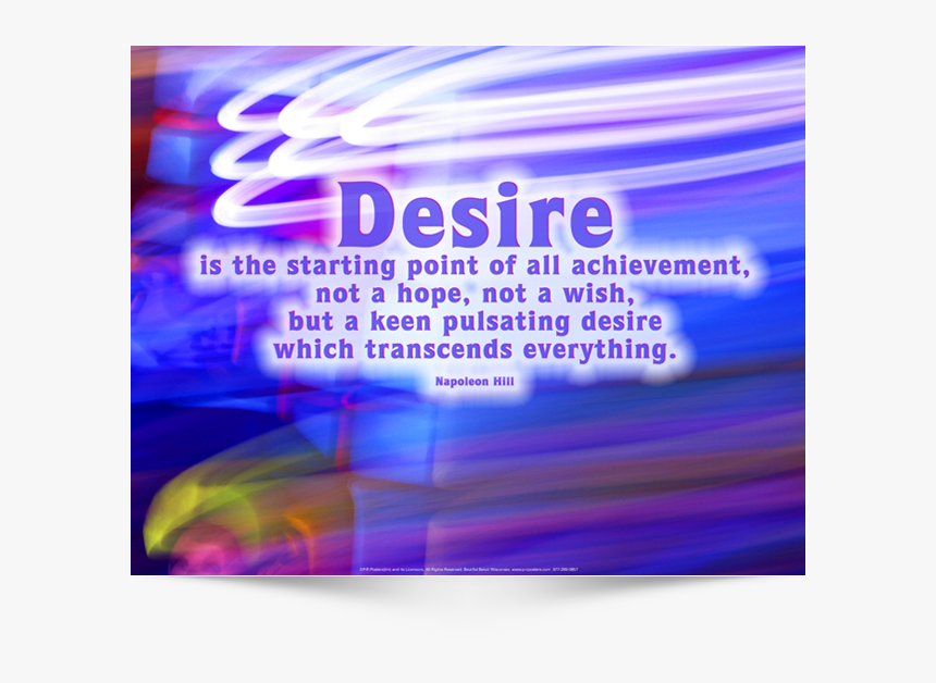 This Is The English Version Of Poster Design - Desire Quotes, HD Png Download