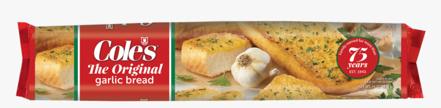 The Original Garlic Bread - Cole's Quality Foods, HD Png Download