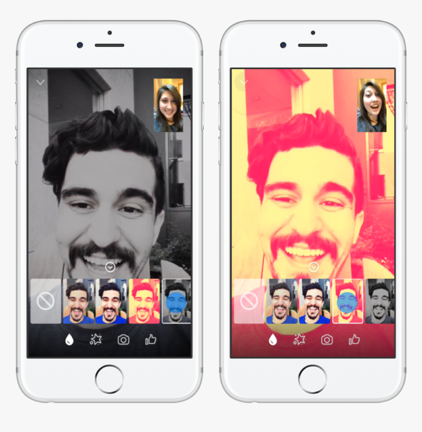 Filters In Messenger Video Call, HD Png Download , Transparent Png