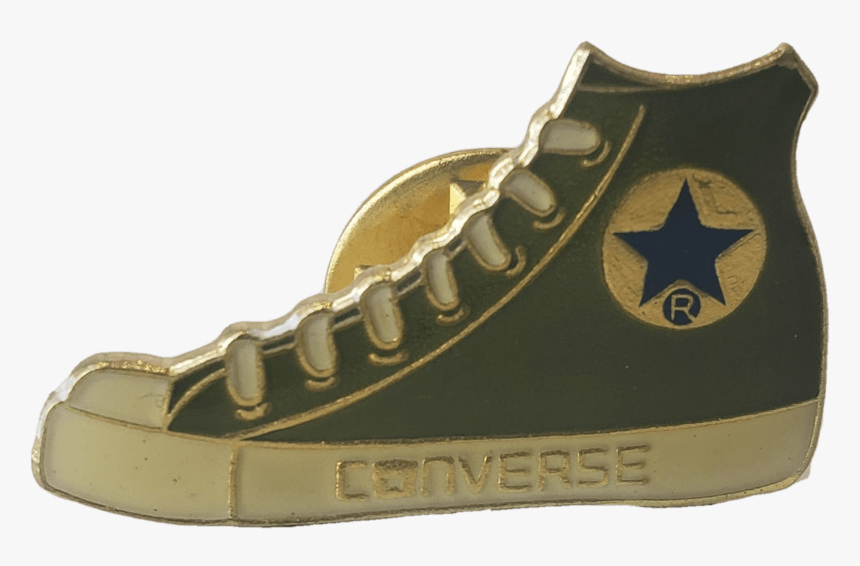 70 S/80 S Green High Top Converse Pin - Walking Shoe, HD Png Download