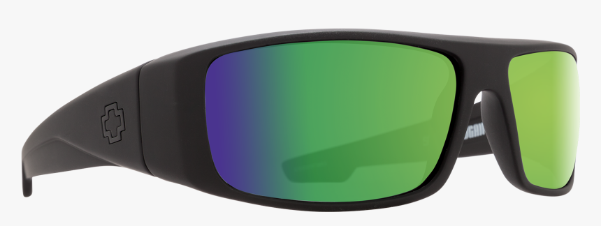 Matte Black/hd Plus Bronze Polar With Green Spectra - Spy Optic Logan, HD Png Download