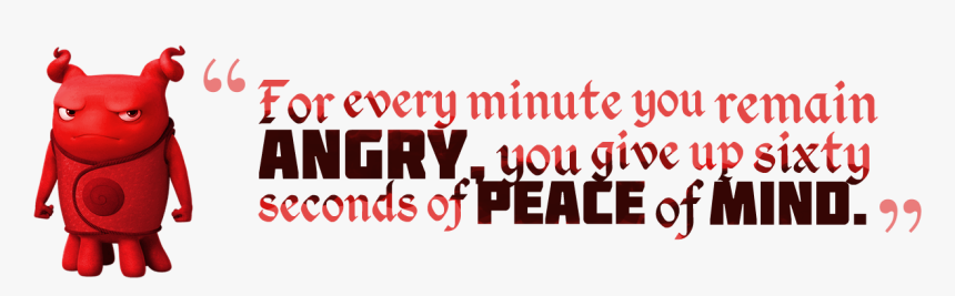 Anger Quotes Transparent Image - Calligraphy Fonts, HD Png Download