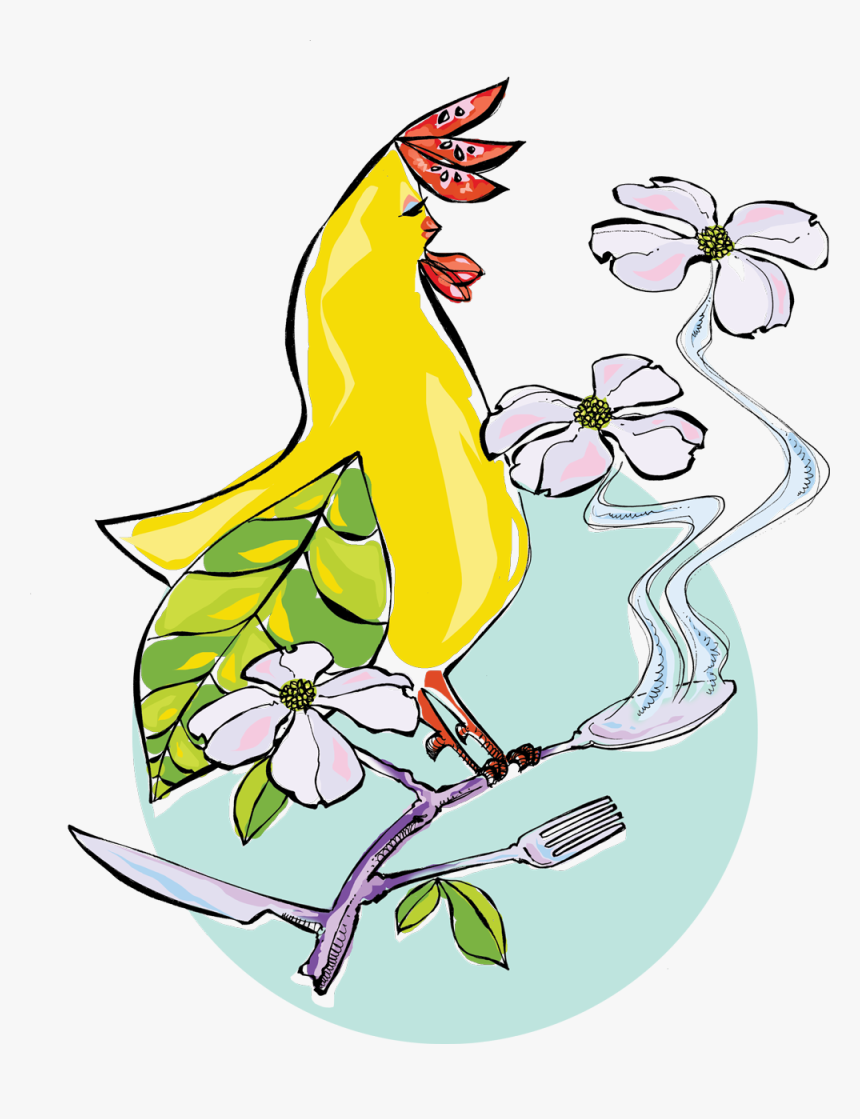 Rooster-drawing - Food, HD Png Download