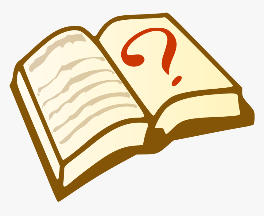 File - Question Book-3 - Svg - Book Questions Clipart - Question Book, HD Png Download