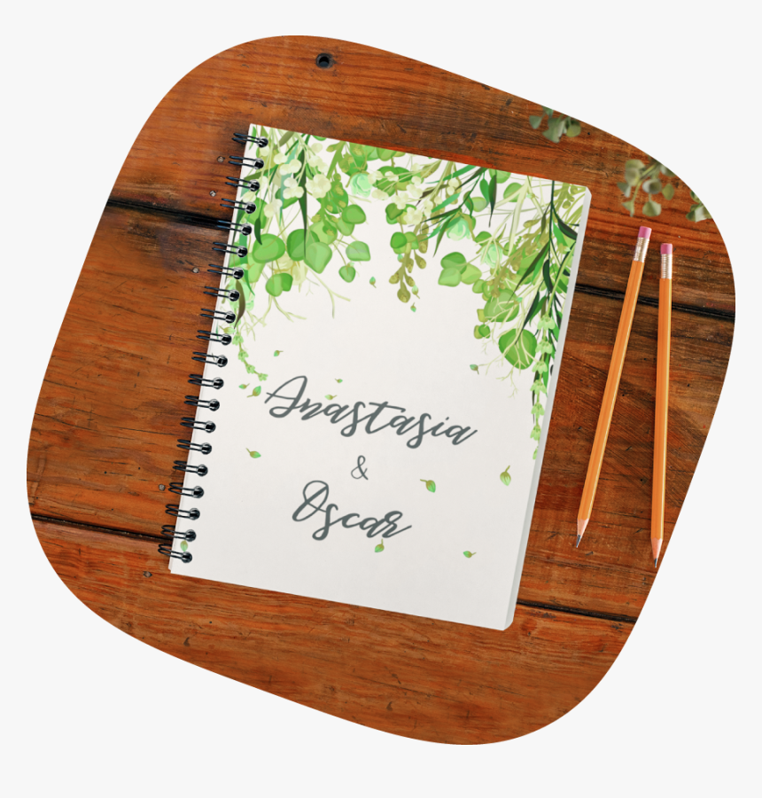 Custom Wedding Notebook - Plank, HD Png Download