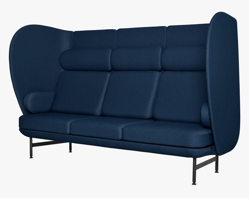 Fh Plenum Sofa Three Seater Dark Blue - Couch, HD Png Download