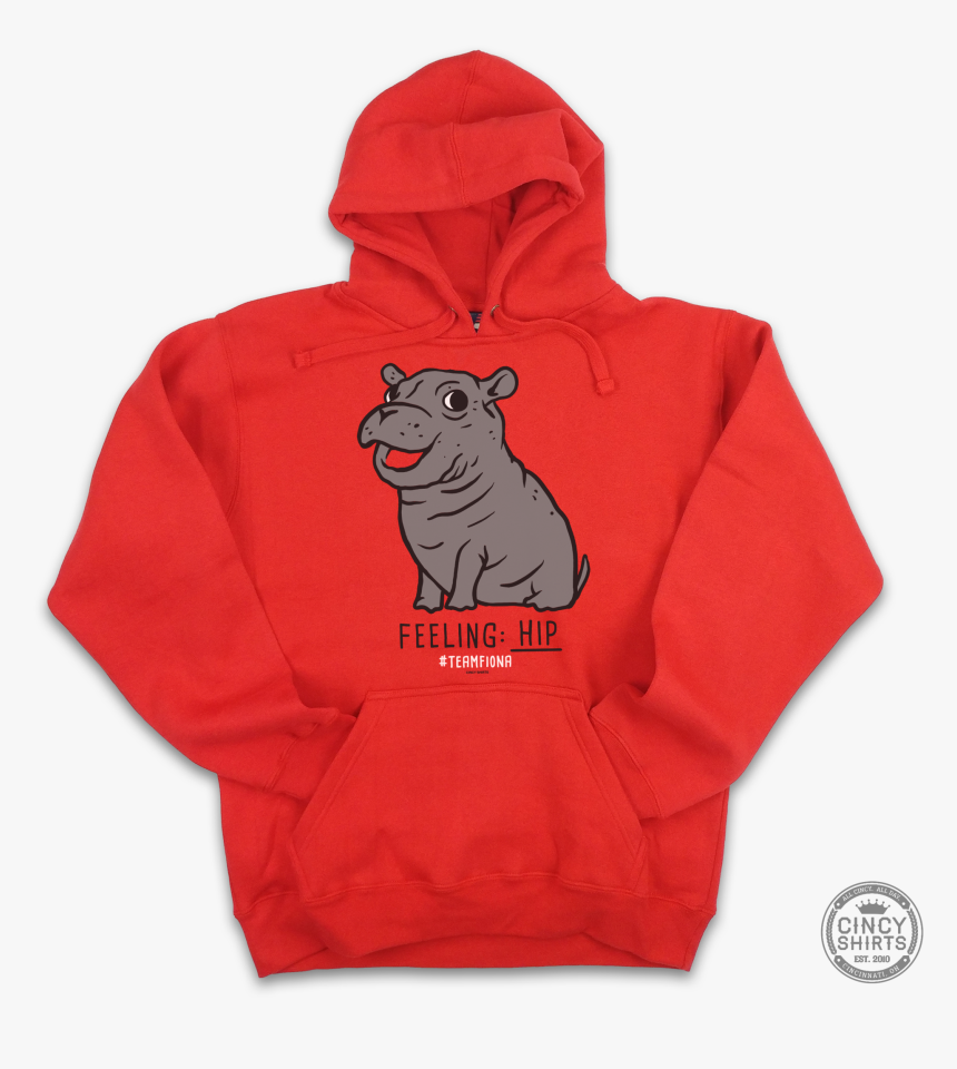 Fiona The Hippo - Hoodie, HD Png Download