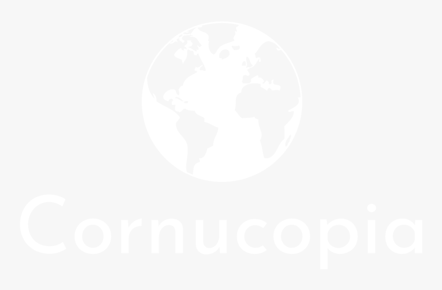 Cornucopia Logo White , Png Download - World Map, Transparent Png