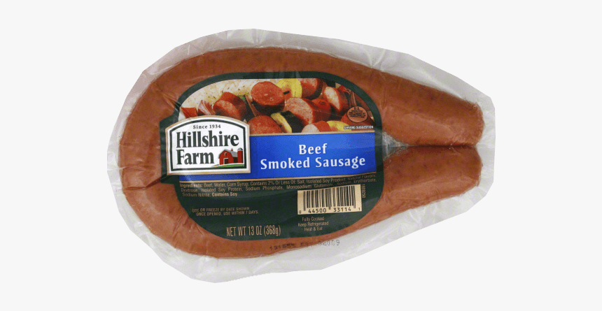 Hillshire Beef Smoked Sausage Calories, HD Png Download