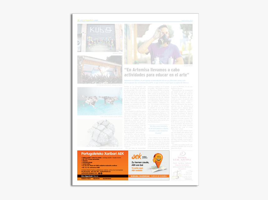 Periodico Enportugalete - Poster, HD Png Download