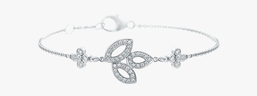 Lily Cluster By Harry Winston, Diamond Bracelet In - Bracelet, HD Png Download