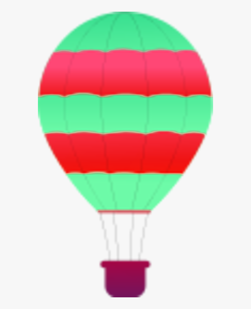 Hot Air Balloon Clipart Striped - Hot Air Balloon, HD Png Download