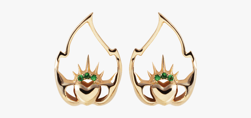 Image Of Liberty Claddagh Earrings - Earrings, HD Png Download