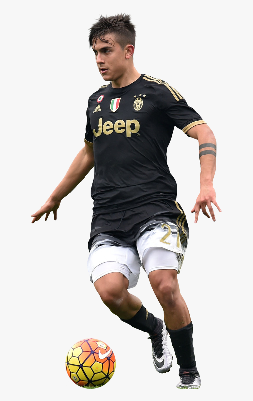 Paulo Dybala 2016 Png , Png Download - Paulo Dybala Black Jersey, Transparent Png