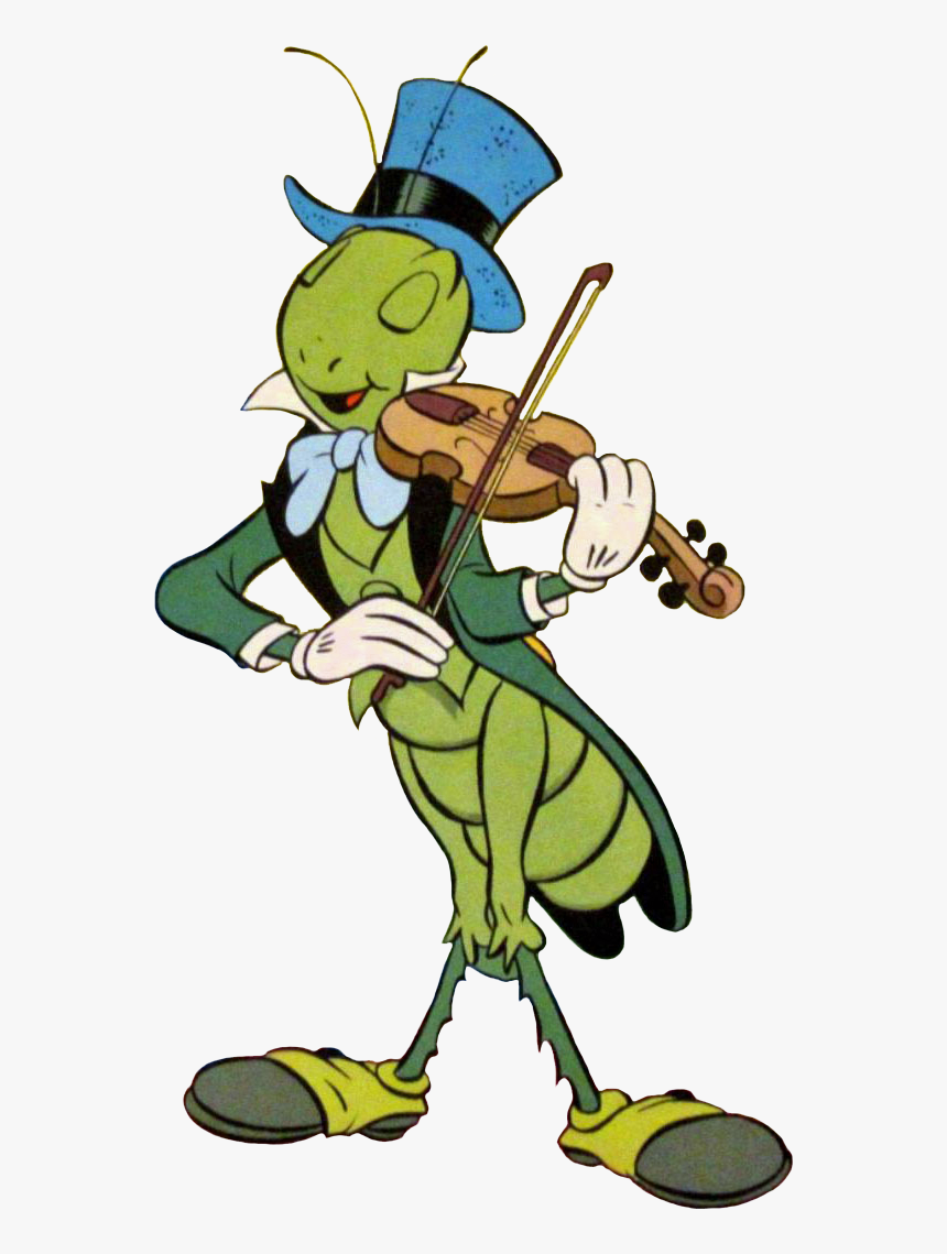 Violin Clipart Grasshopper - Grasshopper Playing Violin Clipart, HD Png Download