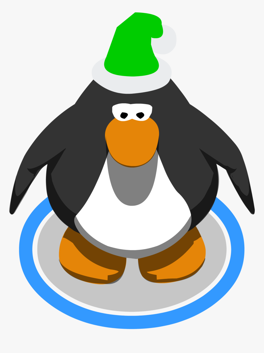 Elf Hat Ingame - Club Penguin Red Penguin, HD Png Download