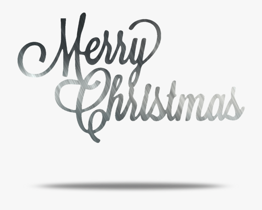 Merry Christmas Metal Wall Art - Cherry Word, HD Png Download