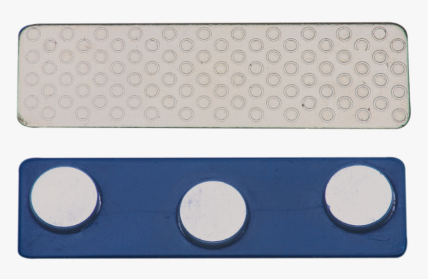 Post Blue Plastic Magnetic Name Badge Attachment, HD Png Download