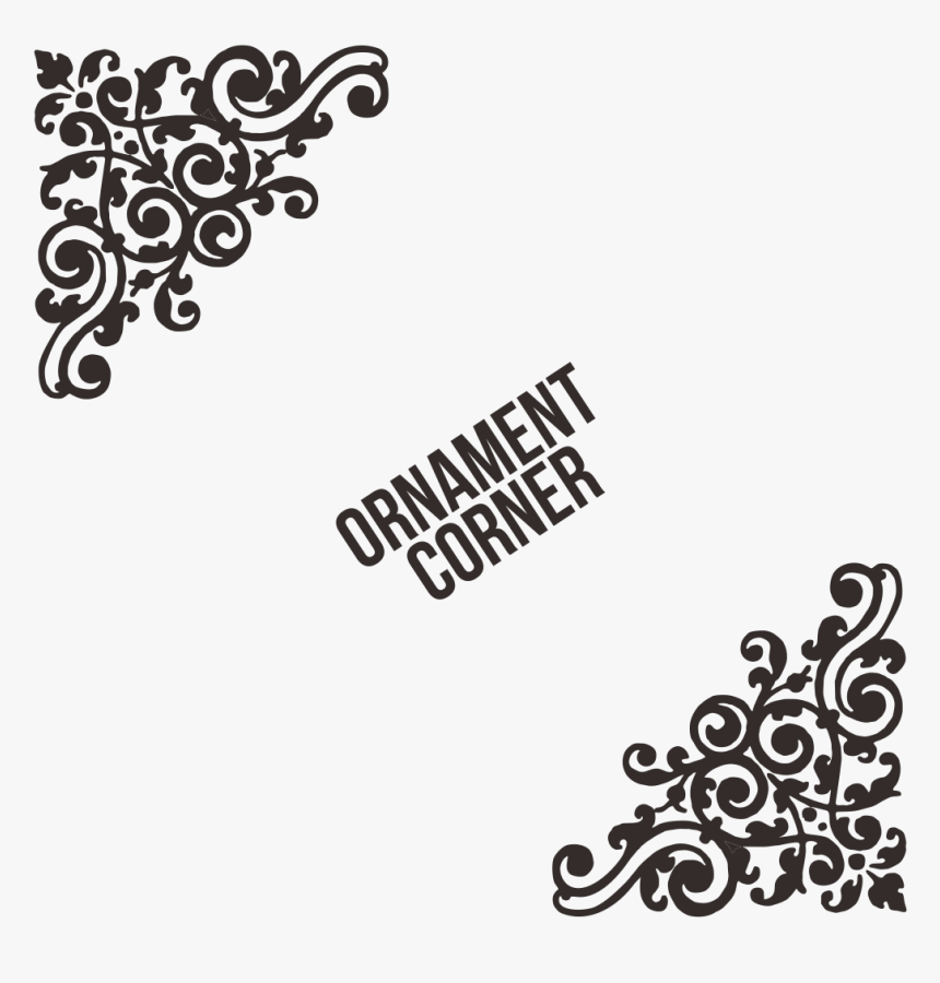 Transparent Ornamental Vector Png - Printable Modern Wall Stencils, Png Download