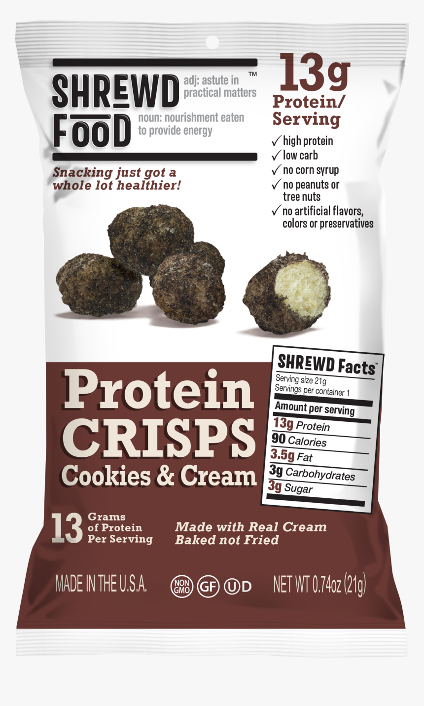 Protein Crisps - Shrewd Food Protein Crisps, HD Png Download