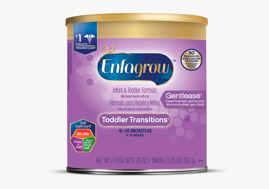 Enfagrow Premium Toddler Transitions Formula Powder, - Enfagrow, HD Png Download
