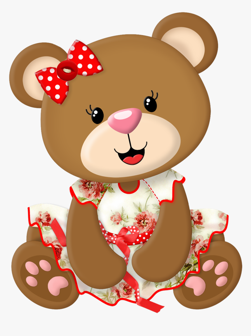 Teddy Bear Crown Clipart Picture Transparent Tubes - Ursinho Desenho, HD Png Download