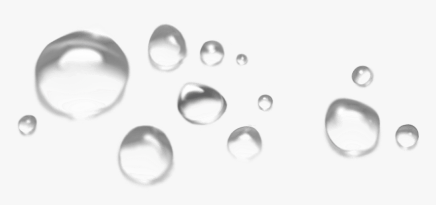 Transparent Water Fountains Clipart - Water Drop On Paper, HD Png Download