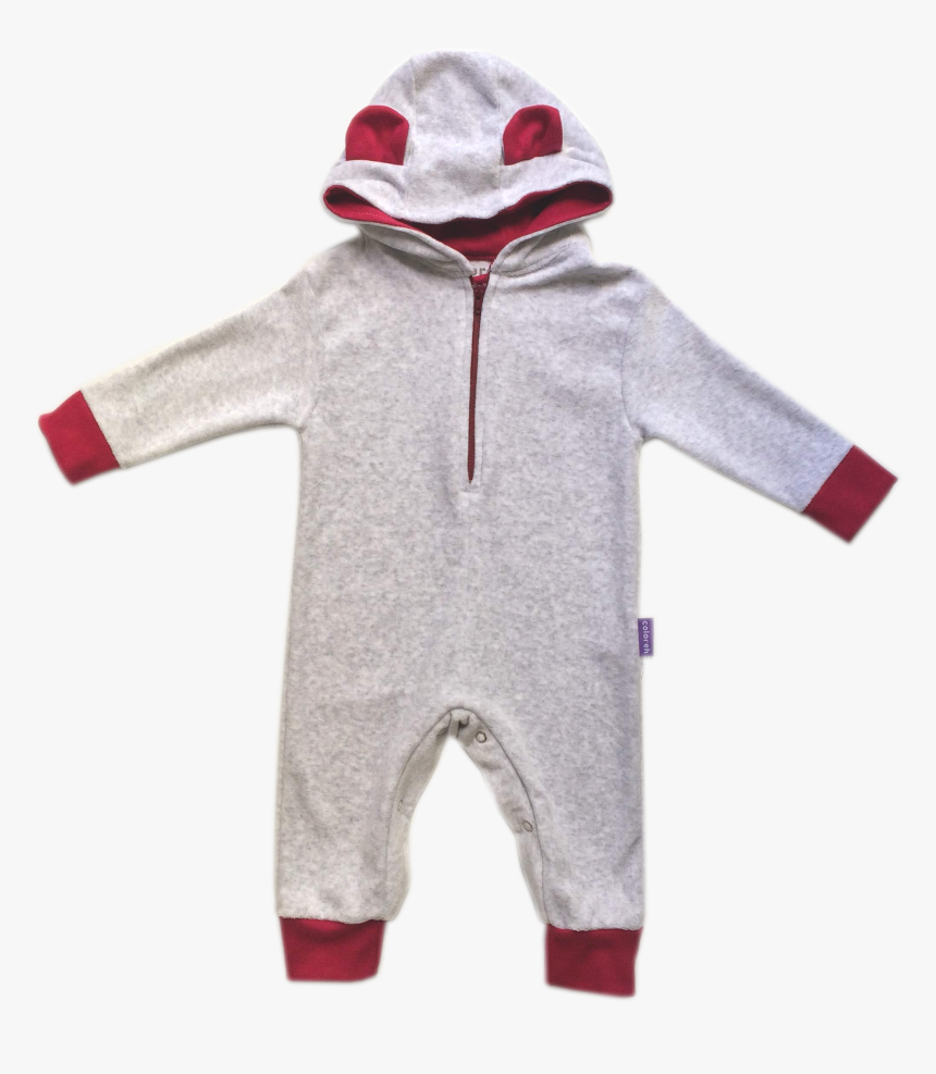 Macacão Ursinho Mescla & Marsala - Toddler, HD Png Download