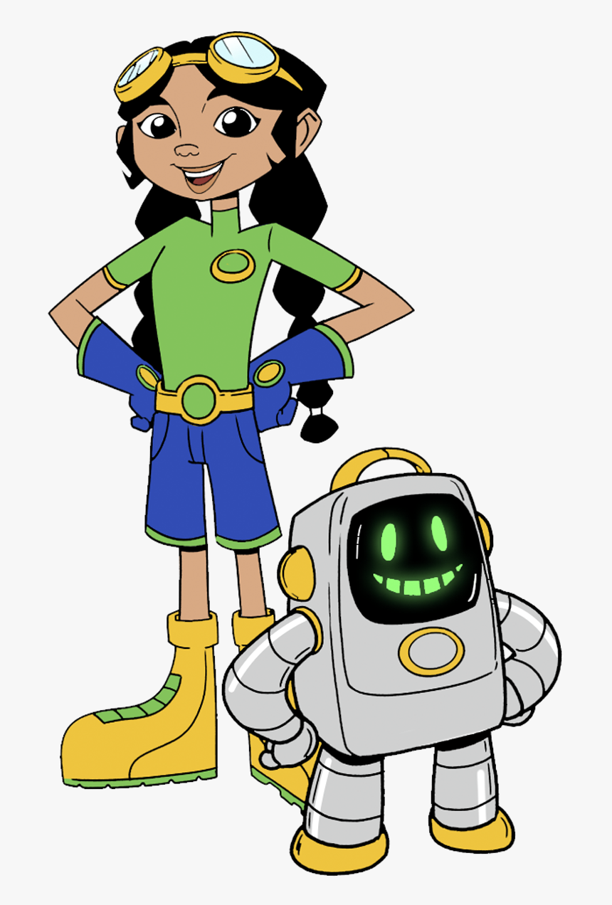 Ree And Nrg - Cartoon, HD Png Download