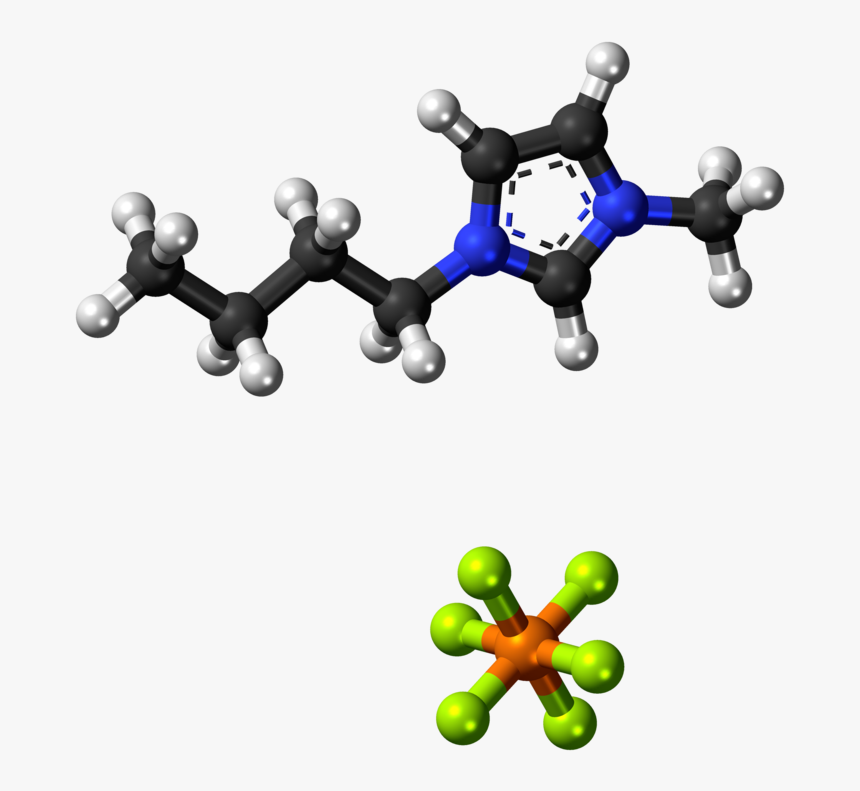 1 Butyl 3 Methylimidazolium Hexafluorophosphate, HD Png Download