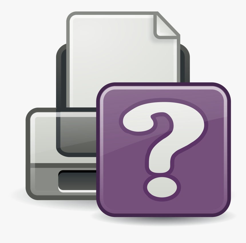 This Free Icons Png Design Of Print Question Icon - Icon, Transparent Png