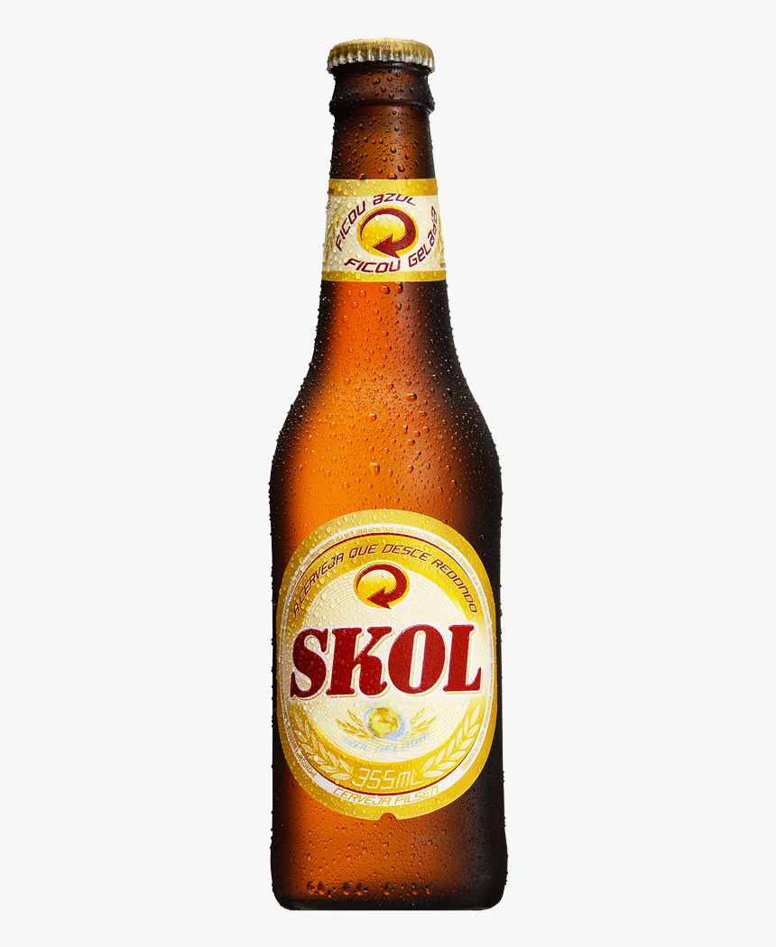 Skol - Glass Bottle, HD Png Download