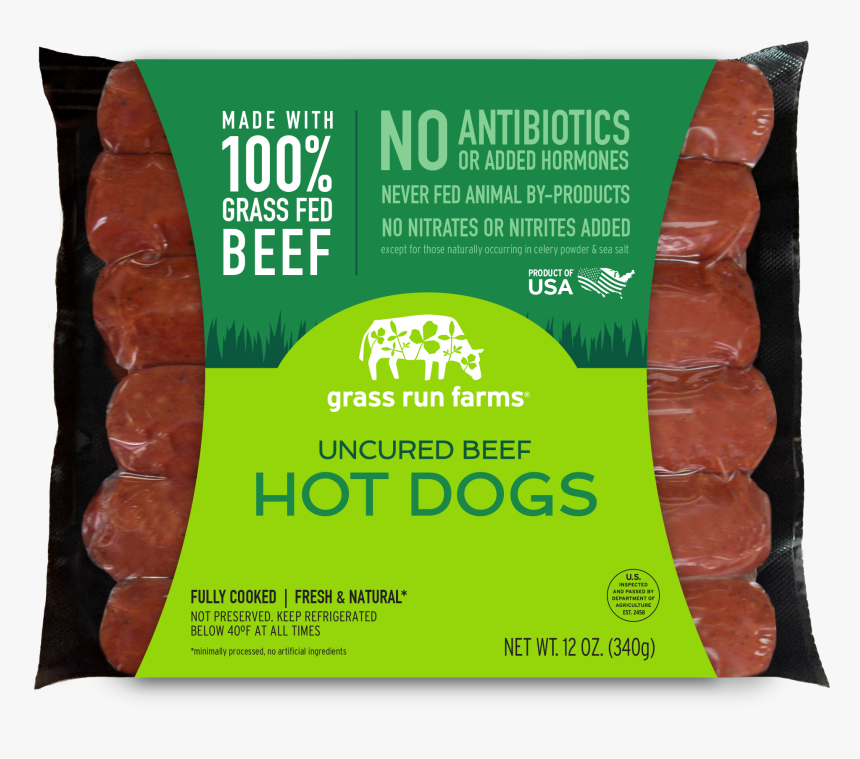 100% Grass Fed Uncured Beef Hot Dogs - Sujuk, HD Png Download