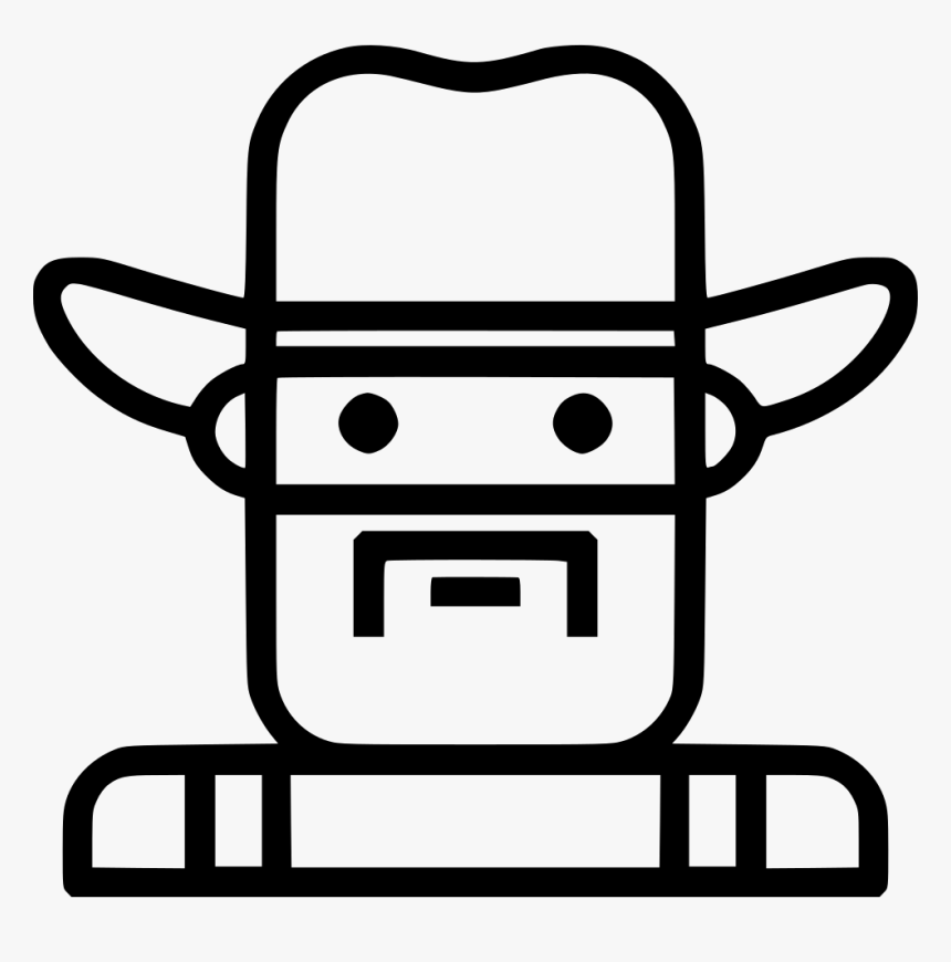 Cowboy Farm Human - Scalable Vector Graphics, HD Png Download