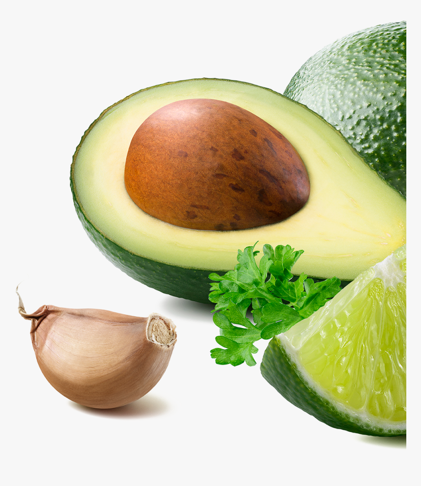 Ingredients For Guacamole, Including Avocado, Lime, - Avocado, HD Png Download